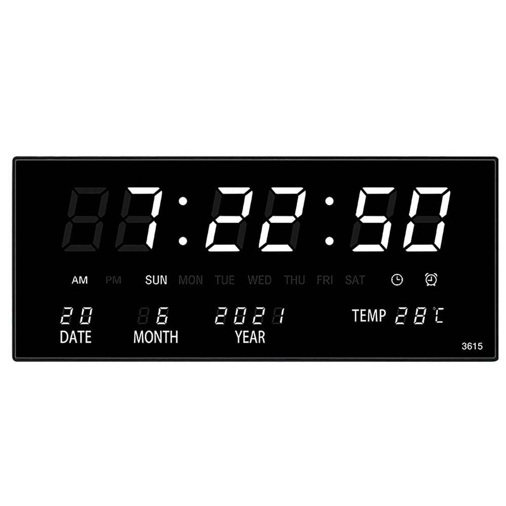 ساعة رقمية حائطية LCD